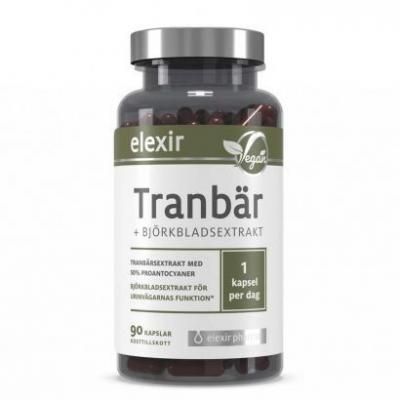 Elexir Pharma Tranebær 90 kapsler