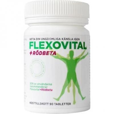 Flexovital + Rødbedekrukke Tablet 90 stk