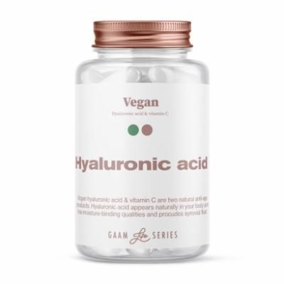 GAAM Life Series Vegansk hyaluronsyre og C-vitamin 60 kapsler