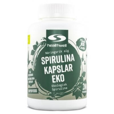 Healthwell Spirulina Kapsler ECO