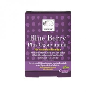 New Nordic Blue Berry Plus Eye Vitamin Tablet 120 stk